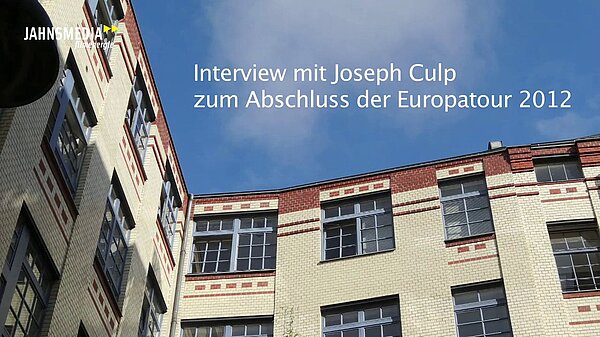 Joseph Culp nach der "Walking in your shoes" Europatournee im Juli/August 2012